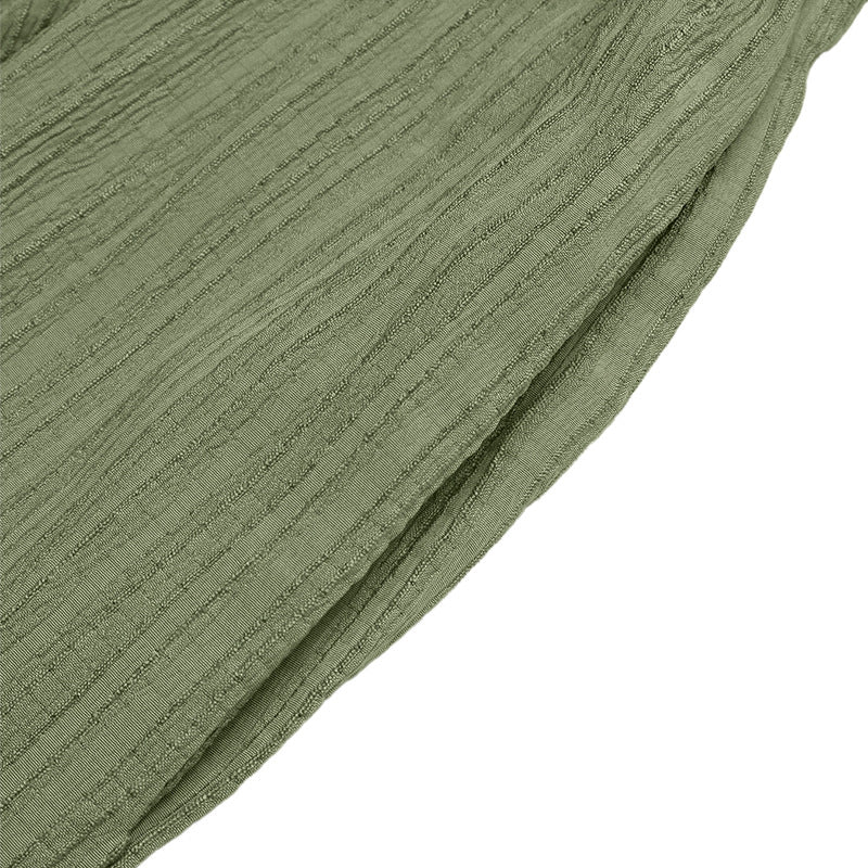 Elastic Waist Casual Wide-Leg Pants