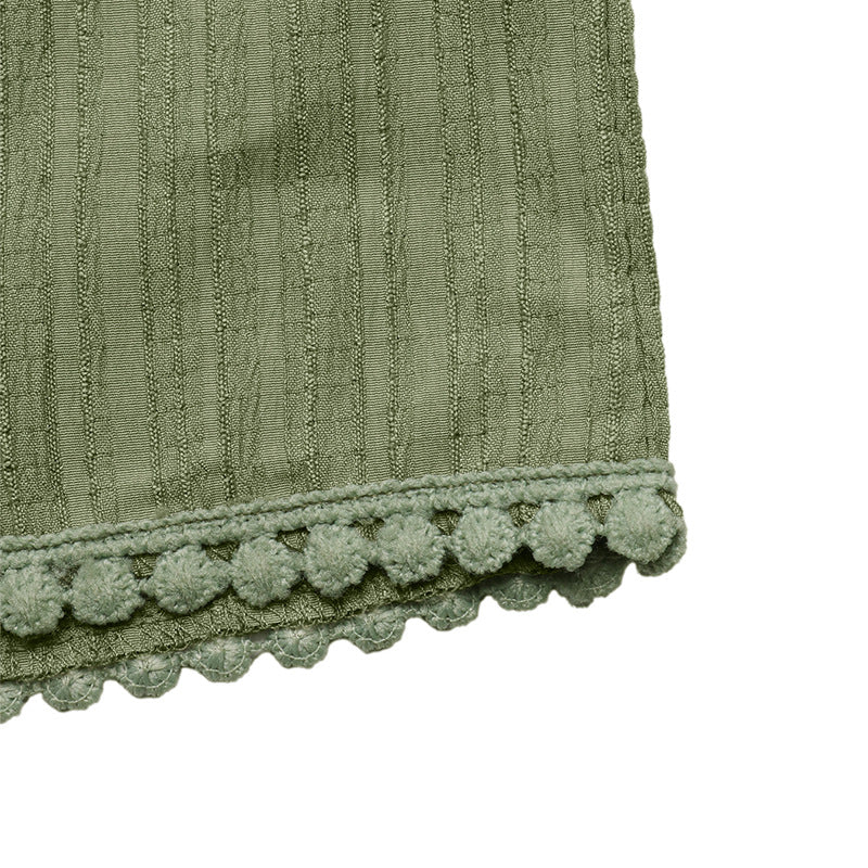 Elastic Waist Casual Wide-Leg Pants