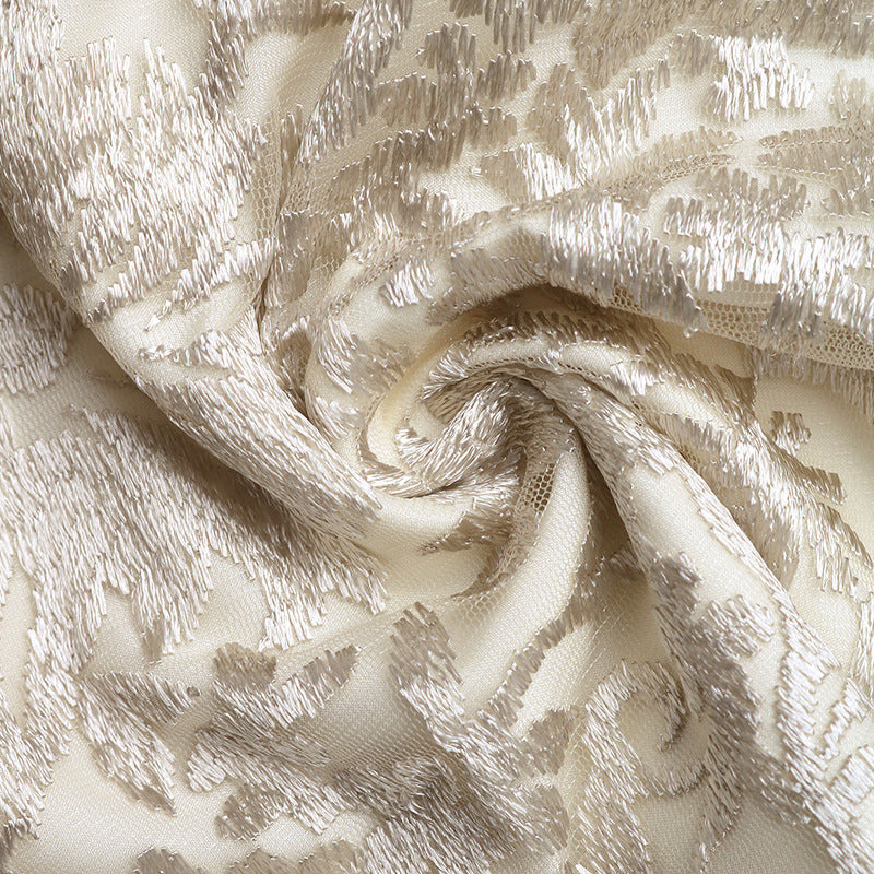 Luxury Lace High-Waisted Embroidered Shorts