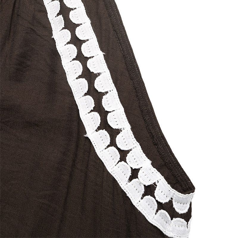 Sleeveless Loose-Fitting Vacation Dress